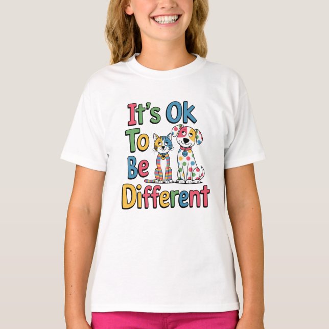 Camiseta Tá tudo bem ser diferente (Frente)