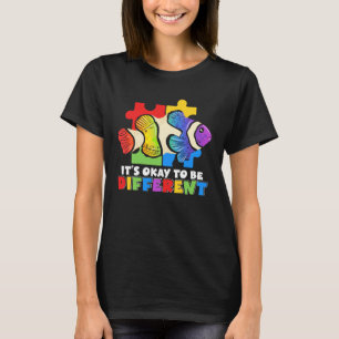Camiseta Tá Tudo Bem Ser Diferente Peixe Palhaço Conscienti