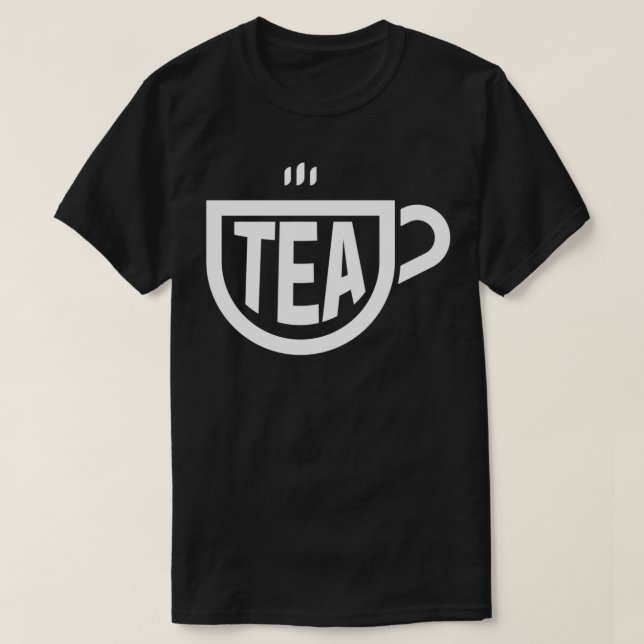 Camiseta Taa Cup para amantes de chá (Frente do Design)