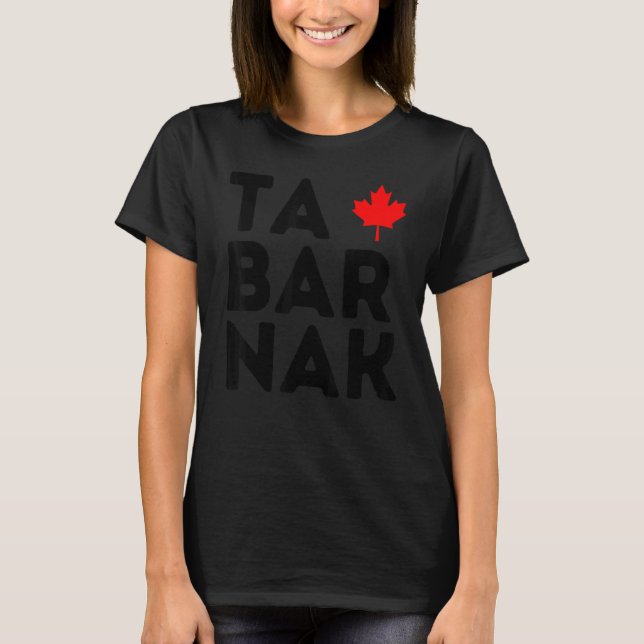 Camiseta Tabarnak French Canadian Language Flag Canada Mape (Frente)