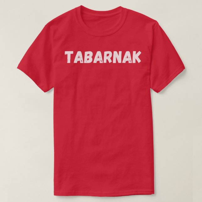 Camiseta Tabarnak Quebec - Presente francês engraçado (Frente do Design)