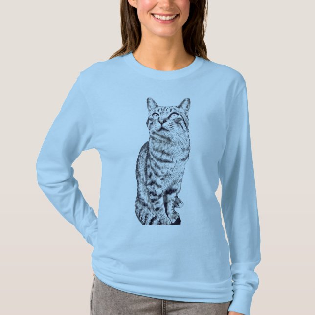 Camiseta tabby cat (Frente)