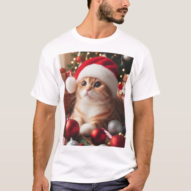 Camiseta Tabby Christmas (Frente)