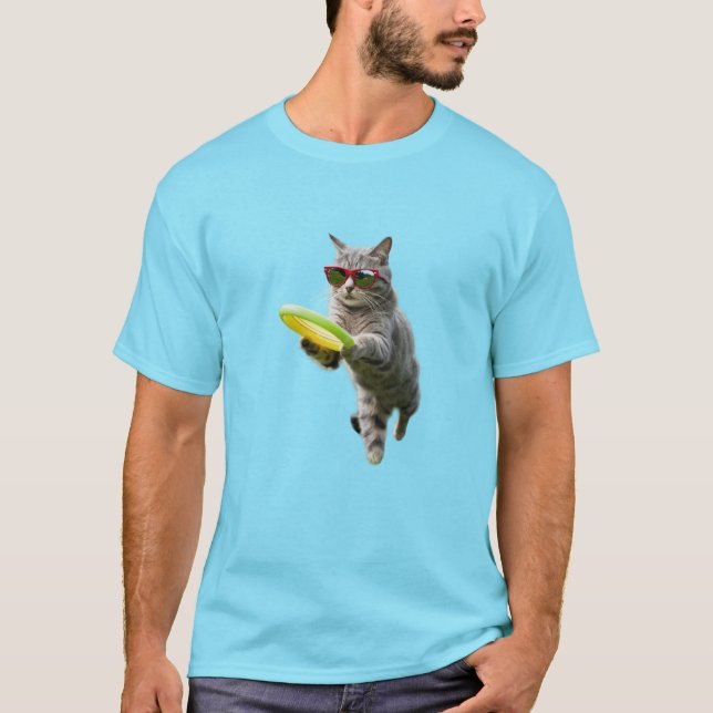 Camiseta Tabby Disk Golfer (Frente)