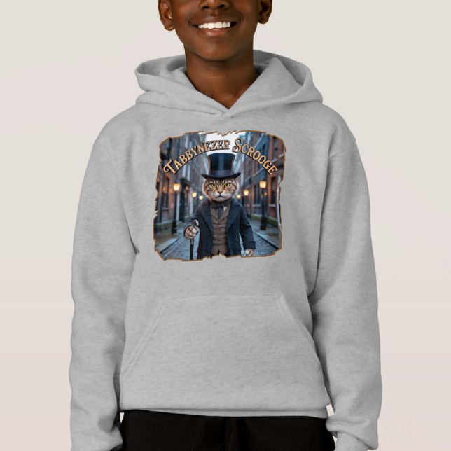Camiseta Tabbynezer Scrooge Fotográfico – Tabby Scrooge (Frente)
