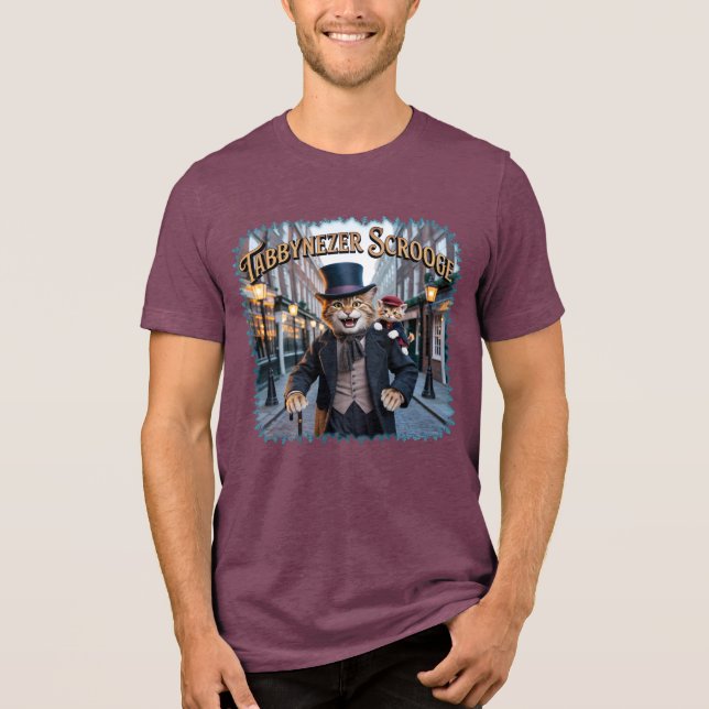 Camiseta Tabbynezer Scrooge Illustration – Tabby Scrooge (Frente)