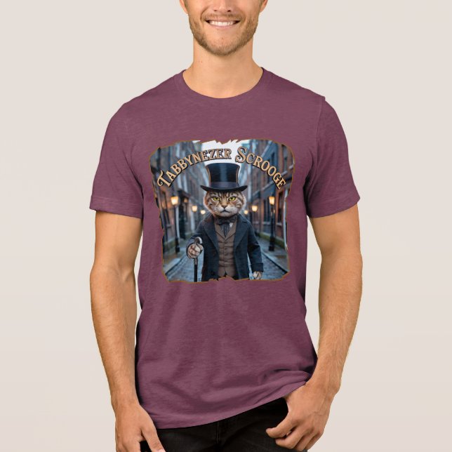 Camiseta Tabbynezer Scrooge Photographic – Tabby Scrooge (Frente)