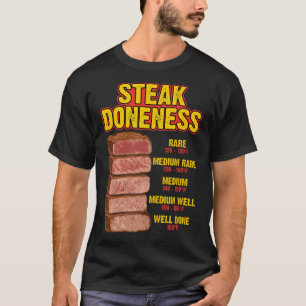 Camiseta Tabela de Guia de Mal Passado de Bife Churrasco Ca
