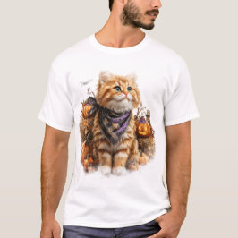 Camiseta TABELA DE LARANJA DE QUEDA bonito POR GATO