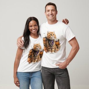 Camiseta TABELA DE LARANJA DE QUEDA bonito POR GATO