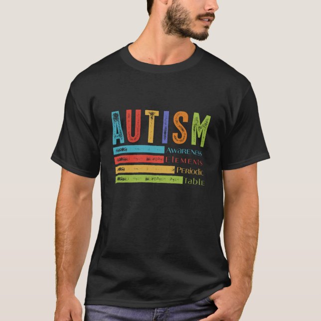 Camiseta Tabela Periódica de Elementos de Conscientização d (Frente)