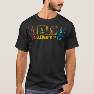 Camiseta Tabela Periódica de Elementos de Tênis Química Div
