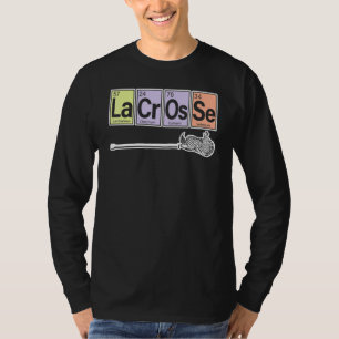Camiseta Tabela Periódica de Elementos Jogador de Lacrosse