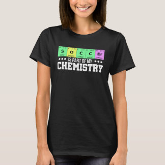 Camiseta Tabela Periódica de Futebol Futebol é Minha Quími