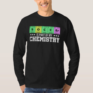 Camiseta Tabela Periódica de Futebol Futebol é Minha Quími