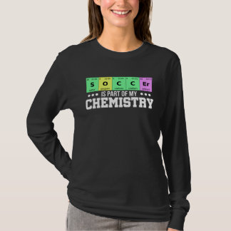 Camiseta Tabela Periódica de Futebol Futebol é Minha Quími