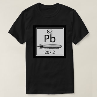 Camiseta Tabela Periódica do Zeppelin Número Atômico Led
