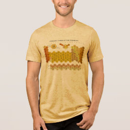 Camiseta Tabela Periódica dos Elementos em Forma de Mel