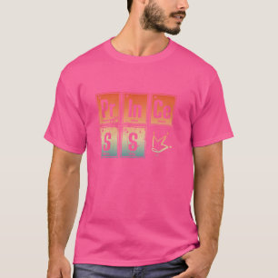 Camiseta Tabela Periódica Inspirada em Elementos Divertidos