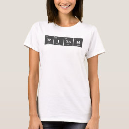Camiseta Tabela periódica química dos elementos: WITcH