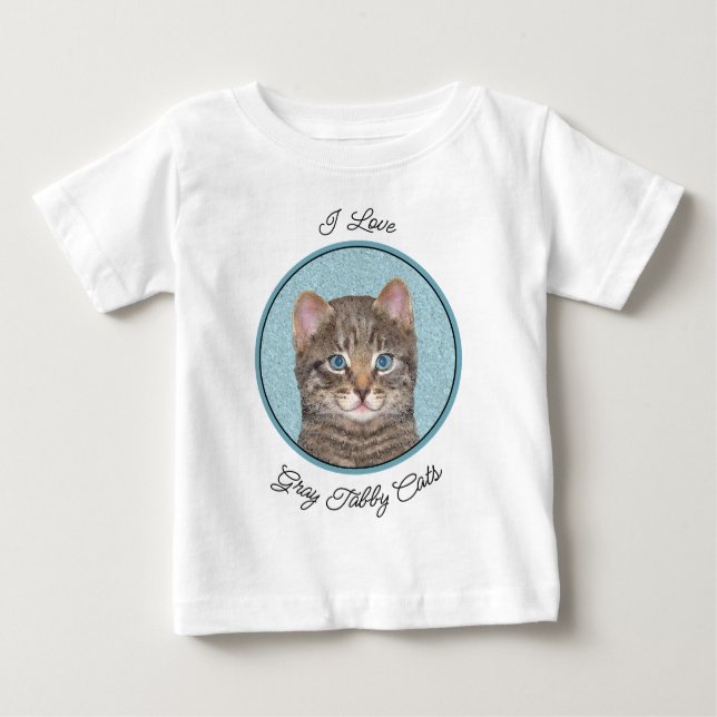 Camiseta Tabelas de cinzas por Pintura de Gato - Arte de Ga (Frente)