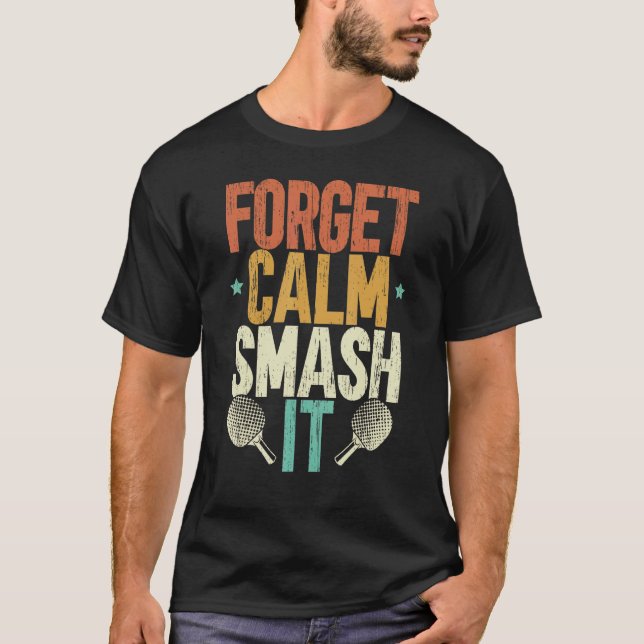 Camiseta Tabl do jogador desportivo Smash Ping Pong Master  (Frente)