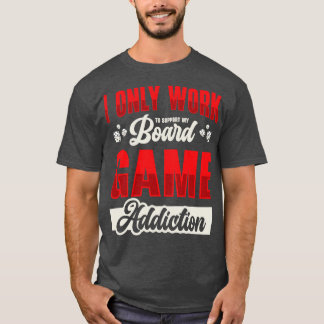 Camiseta Tabletop do ventilador do Conselho do Vício do jog