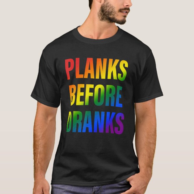 Camiseta Tábuas antes de bebidas Citação (Frente)