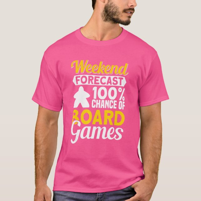 Camiseta Tabuleiro de Jogo de Tabuleiro de Previsão de Fim  (Frente)