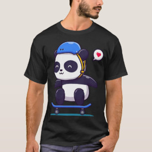 Camiseta Tabuleiro de Panda Bonito