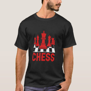 Camiseta Tabuleiro de Xadrez Engraçado Jogo de Xadrez Enxad