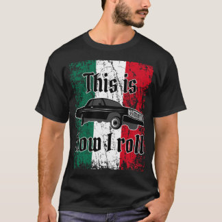 Camiseta Tabuleiro mexicano Baixo Rider 3 Wheelin Personali
