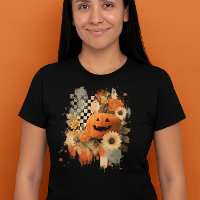 Tabuleiro Xadrez Halloween Abóbora retro 