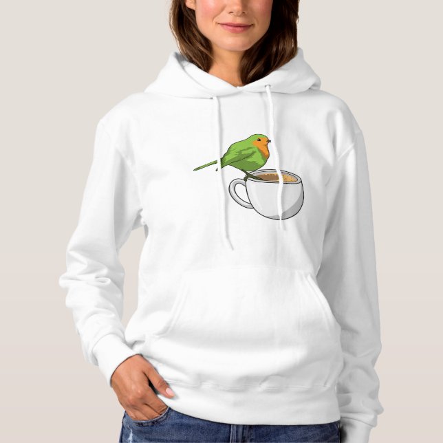 Camiseta Taça de Café de Pássaro (Frente)