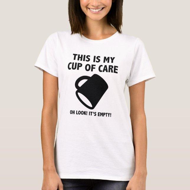 Camiseta Taça De Cuidados (Frente)