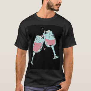 Camiseta taça de vinho