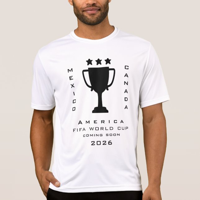 Camiseta Taça do Mundo Fifa 2026 T_Shirt (Frente)
