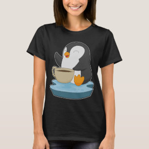 Camiseta Taça Penguin de Café