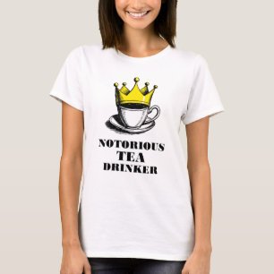 Camiseta Taça Real de Tea Drinker, famosa Copa em uma Coroa