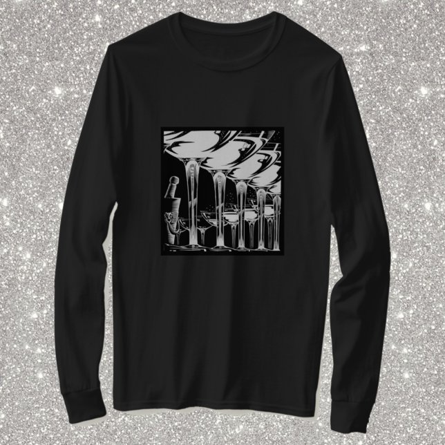 Camiseta Taças de Champanhe (Criador carregado)