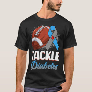 Camiseta Tackear A Sensibilização Para A Diabetes Tipo 1