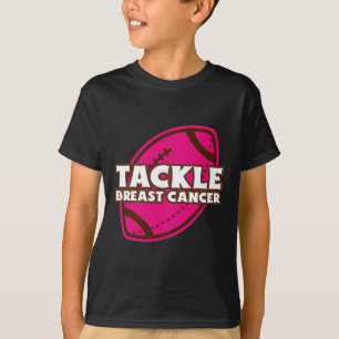 Camiseta Tackear o Cancer de futebol americano do Cancer Br