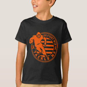 Camiseta Tackle Futebol de Conscientização da Esclerose Múl