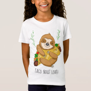 Camiseta Taco Bout Love Sloth e Taco