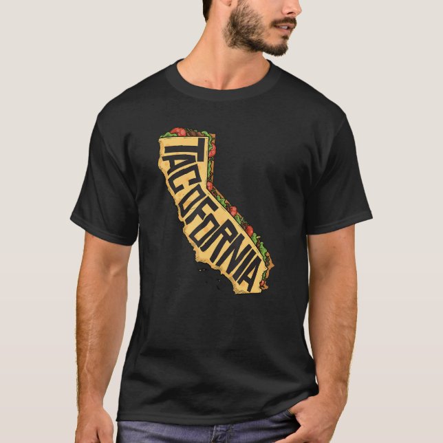 Camiseta Taco California Map for California Taco california (Frente)