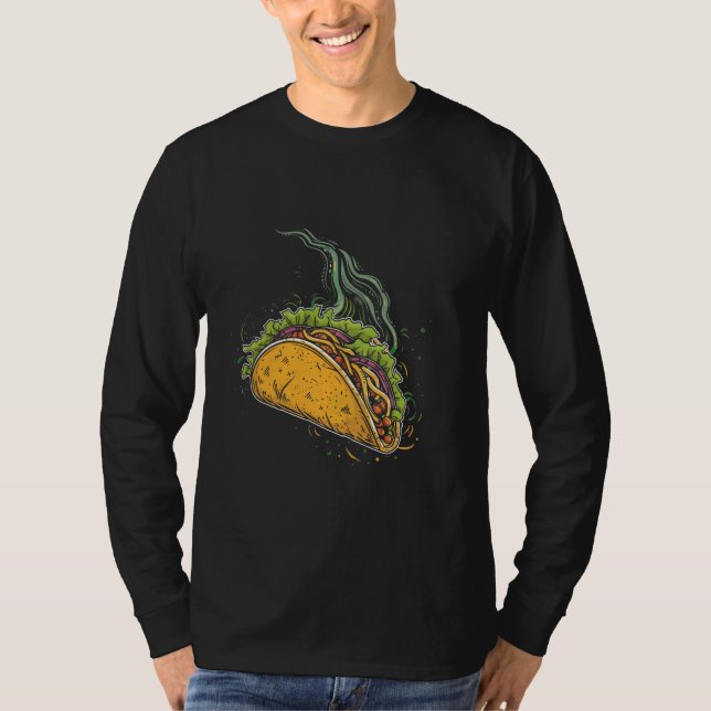 Camiseta Taco Cartoon Vector (Frente)