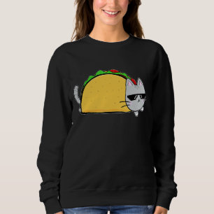 Camiseta Taco Cat Comida Mexicana Homens Jovens Homens Jove