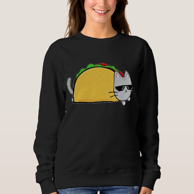 Camiseta Taco Cat Comida Mexicana Homens Jovens Homens Jove (Frente)