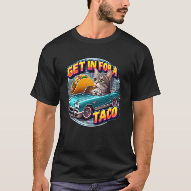 Camiseta Taco Cat Cruzando (Frente)