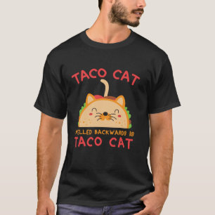 Camiseta Taco Cat Escrito ao Contrário é Taco Ca